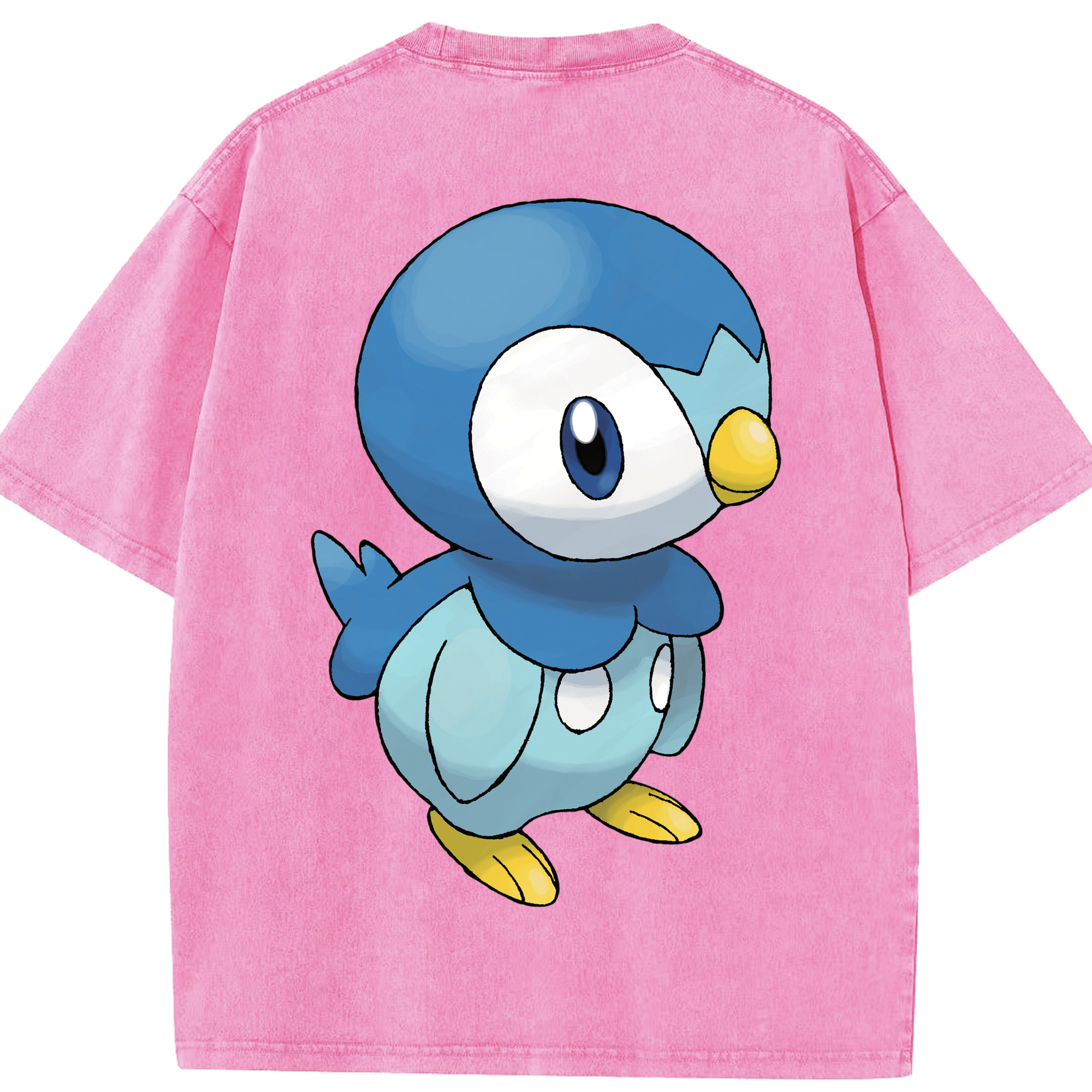 （画像用） ポケットモンスター Pokémon 綿100% ヴィンテージ風 半袖Tシャツ（背面プリント）